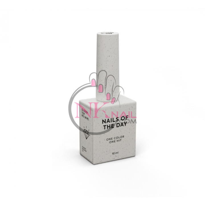 Топ NAILSOFTHEDAY Glossy top no wipe з уф-фільтрами, 10 мл TPO free